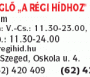 Vendéglő a Régi Hídhoz Szeged - Vendéglő a Régi Hídhoz