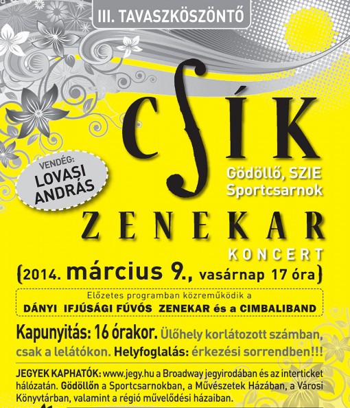 Csík Zenekar tavaszköszöntő koncert Gödöllő 2014  - Tavaszköszöntő - Csík Zenekar koncert
